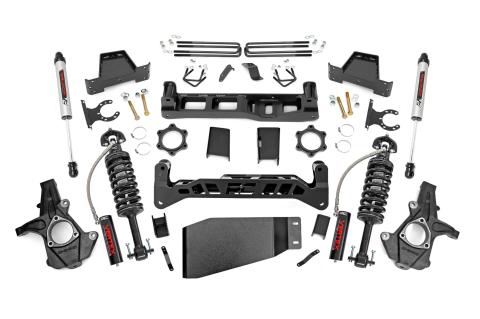 7.5 Inch Suspension Lift Kit Vertex & V2 Monotube Shocks 07-13 Silverado/Sierra 1500