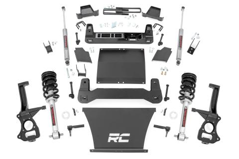 4 Inch Suspension Lift Kit Lifted Struts 19-20 Silverado/Sierra 1500 Trailboss/AT4 4WD Rough Country