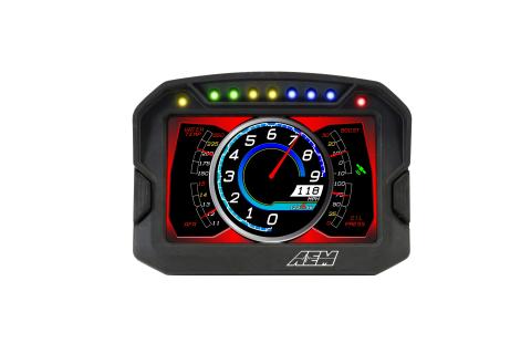 CD-5G Carbon Non-Logging Display with Internal GPS 5-inch diagonal screen, carbon fiber composite enclosure, GPS antenna and wiring harness included AEM Electronics
