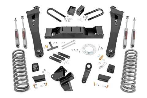 5.0 Inch Dodge Radius Arm Suspension Lift Kit w/AISIN Transmission 19-Up Ram 3500 4WD Diesel Rough Country