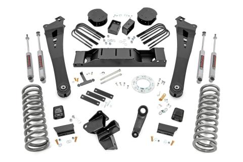 5 Inch Lift Kit Diesel AISIN Ram 3500 4WD (2019-2024) Rough Country