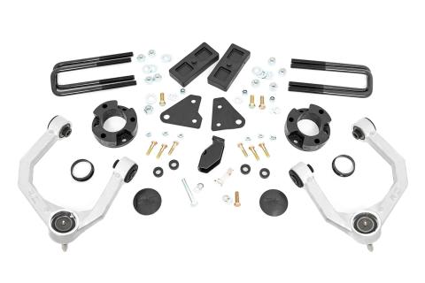 3.5 Inch Lift Kit Forged Alum UCA Cast Steel Knuckles 19-22 Ford Ranger 4WD Rough Country