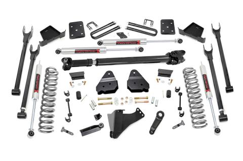 6 Inch Lift Kit Diesel 4-Link M1 w/ M1 Rear Shocks Ford F-250/F-350 Super Duty (17-22) Rough Country
