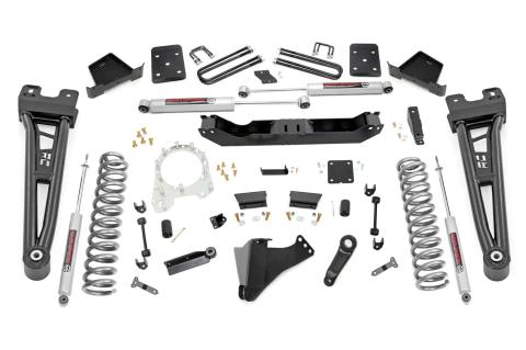 6 Inch Ford Radius Arm Suspension Lift Kit 17-19 F-250 4WD w/Overloads Diesel Rough Country