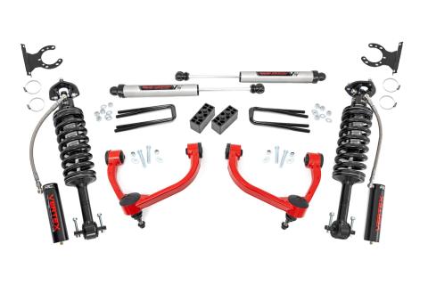 3 Inch Lift Kit UCAs Vertex/V2 Red Ford F-150 4WD (2014-2020) Rough Country
