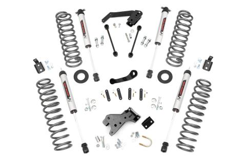 4 Inch Jeep Suspension Lift Kit V2 Monotube Shocks 07-18 Wrangler JK Unlimited Rough Country