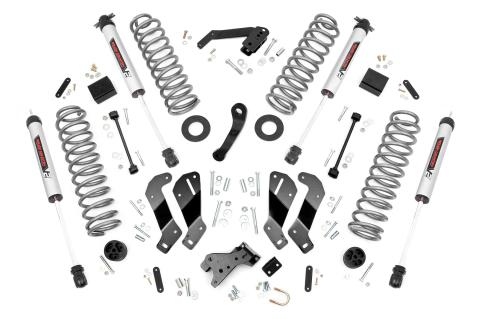 3.5 Inch Jeep Suspension Lift Kit w/V2 Shocks Control Arm Drop 07-18 Wrangler JK Unlimited Rough Country