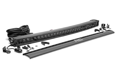 30 Inch Curved CREE LED Light Bar Single Row Black Series Rough Country