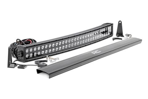 30 Inch Curved CREE LED Light Bar Dual Row Black Series Rough Country