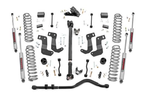 3.5 Inch Lift Kit C/A Drop FR D/S Non-Rubicon Jeep Wrangler Unlimited 4WD (24-26) Rough Country