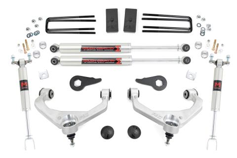 3.5 Inch Lift Kit M1 w/ Overloads Silverado/Sierra 2500HD/3500HD (11-19) Rough Country