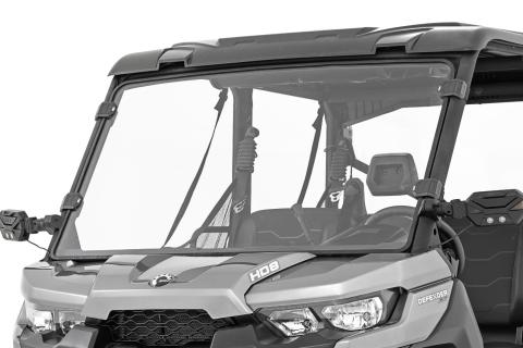 Scratch Resistant Full Windshield 16-20 Can-Am Defender Rough Country