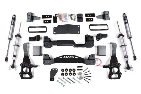 4 Inch Lift Kit FOX 2.0 Performance Shocks Internal Floating Piston Strut Ford F150 15-20 4WD