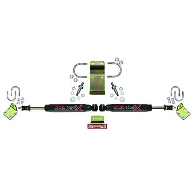 Steering Stabilizer Dual Kit Hardware Boots Not Incl. Due To Clearance Issues Black Skyjacker