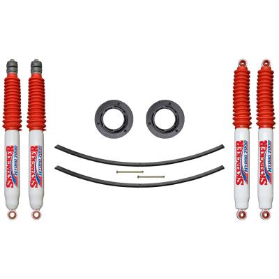 Suspension Lift Kit w/Shock 2.5 Inch Lift Incl. Front Spacer Kit  Heavy Duty Add-A-Leaf Skyjacker