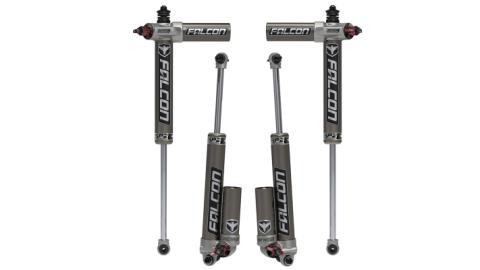 07-18 Jeep Wrangler JK 2 Door SP2 3.3 Fast Adjust Piggyback Shock Kit 3-4.5 Inch Lift Falcon Shocks