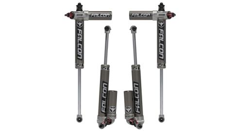 07-18 Jeep Wrangler JK 4 Door SP2 3.3 Fast Adjust Piggyback Shock Kit 1.5-2.5 Inch Lift Falcon Shocks