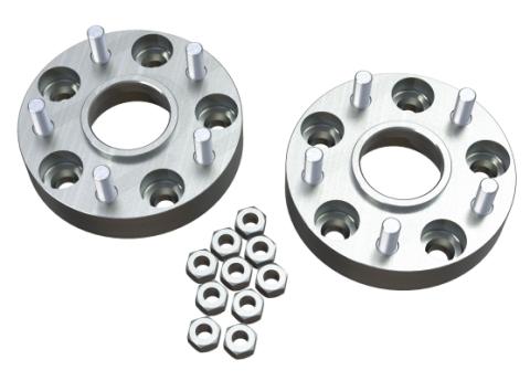 07-18 Wrangler JK 1.25 Inch Wheel Offset Adapter Pair 5x5 Inch to 5x5 Inch TeraFlex
