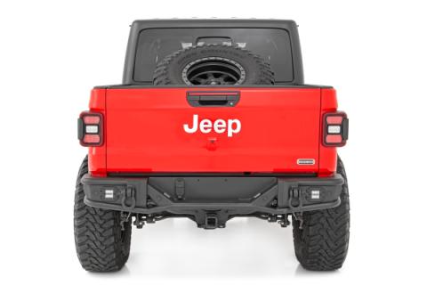 Rear Bumper Tubular 20-24 Jeep Gladiator JT 4WD Rough Country