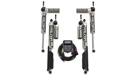 18-Up Jeep Wrangler 18-Up Jeep WranglerJL 4 Door SP2 3.5 e-Adjust Piggyback Shock Kit 0-1.5 Inch Lift Falcon Shocks