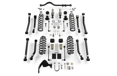 07-18 Wrangler JK 4 Door 3 Inch Alpine CT3 Outback Overland Short Arm Suspension System No Shocks TeraFlex