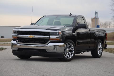 Streetgrip System For 2007-2016 Silverado / Sierra 1500 4WD W/ OE Cast Steel Arms Drop Spindles Front Coil-Overs Flip Brackets And Rear HQ Shocks And Hardware Ridetech