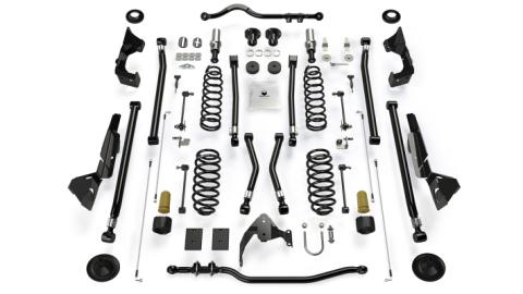 07-18 Wrangler JK 2 Door 4 Inch Alpine RT4 Long Arm Suspension System No Shocks TeraFlex