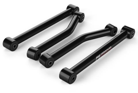 07-18 Wrangler JK Sport Control Arm Kit 4 Arm Front Lower &amp; Rear Upper 2.5-3 Inch Lift TeraFlex
