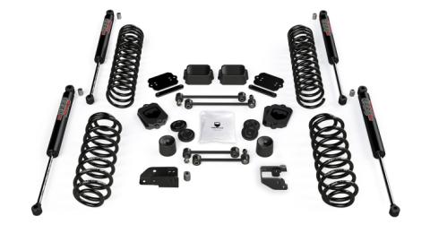 18-Up Wrangler JL 2 Door 3.5 Inch Coil Spring Base Lift Kit &amp; 9550 VSS Twin-Tube Shocks TeraFlex