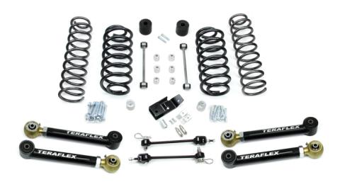 97-06 Jeep Wrangler TJ 3 Inch Suspension System w/ 4 Short Control Arms No Shocks TeraFlex