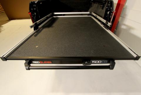 BedSLIDE 8 FT Long Bed Chevy/Dodge/Ford/Nissan/Toyota 75 Percent Ext 1500lbs Contractor95X48 Inch