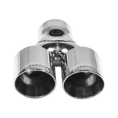 Exhaust Tip Exhaust Tip 3 Inch Dual Out Angle Cut Fits 3 Inch Tubing Weld On Flowmaster