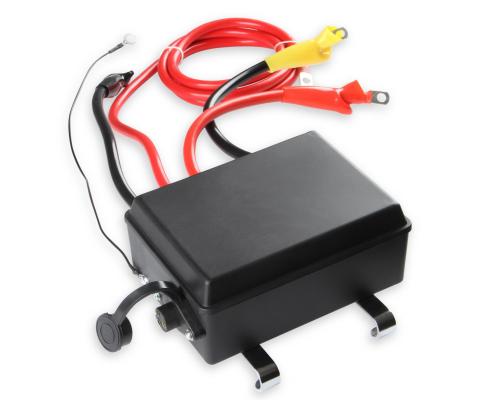 17,000 Lb 12 Volt Electric Winch with Synthetic Rope and Aluminum Fairlead Anvil Off-Road
