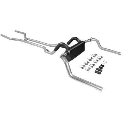 American Thunder Crossmember-Back Exhaust System Fits 1967-1974 Chevrolet Camaro, Pontiac Firebird And 1968-1974 Chevrolet Nova With V8 Engine, 2.5 Inch Pipes Moderate Sound Flowmaster