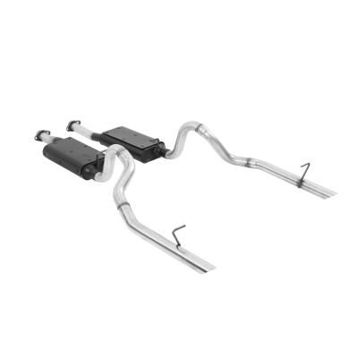 Force Ii Cat-Back Exhaust System 1986-1993 Ford Mustang Lx With 5.0L Engine And 1986 Gt With 5.0L Engine Moderate Sound Flowmaster