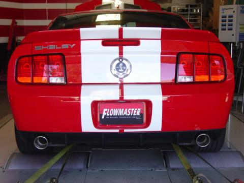 Force Ii Axle-Back Exhaust System 2005-2010 Ford Mustang Gt, Gt500 &amp; California Special With 4.6L Or 5.4L Engine Moderate Sound Flowmaster