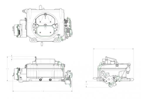 750 Cfm Street Demon Carburetor 750 Cfm Vacuum Secondaries Shiny Gasoline Demon Fuel Systems