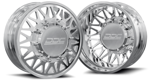 Dually Wheels The Mesh Forged 20x8.25 8x200 Polished 05-25 Ford F-350 11-14 Ford F-450 19-23 Ram 19-25 3500 DDC Wheels