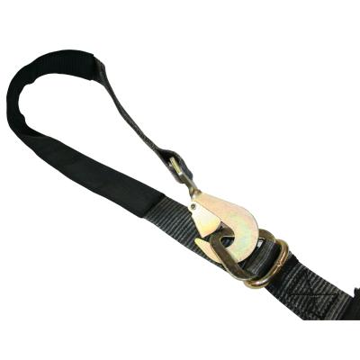 Ratcheting Axle Strap 2 inchx10 Foot 10k LB BS Black Bulldog Winch