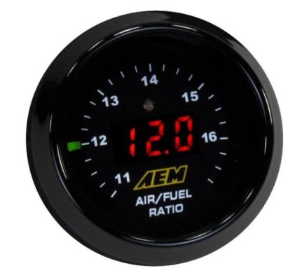 Classic Digital Wideband AFR Gauge (Sensor Not Included) The Original Wideband Air/Fuel Ratio Gauge (No Sensor) AEM Electronics