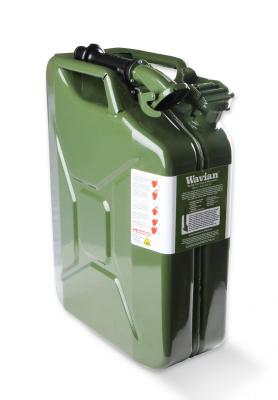 Jerry Can Green 5.3 Gallon 20 Liter Steel w/ Safety Cap and Spout Anvil Offroad