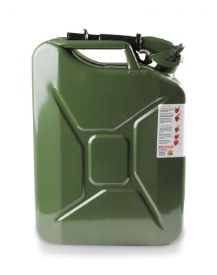 Jerry Can Green 5.3 Gallon 20 Liter Steel w/ Safety Cap and Spout Anvil Offroad