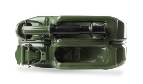 Jerry Can Green 5.3 Gallon 20 Liter Steel w/ Safety Cap and Spout Anvil Offroad