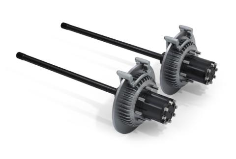 07-18 Wrangler JK TeraCRD60 Rear Axle 8-Lug Full-Float Conversion &amp; Solid Big Rotors 3.25 Inch OD TeraFlex