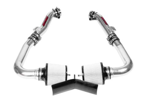 Infiniti G37 Dual Ultra Long Tube Air Intake Kit Gen 3 V36 Dry Filter For 09-13 Infiniti G37 Stillen