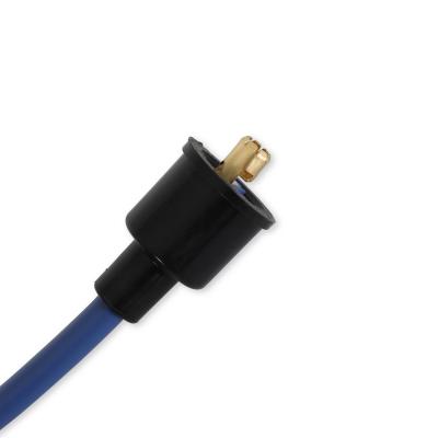 Spark Plug Wire Set Super Stock Copper Spiral Core 8MM Blue This Super Stock Spark Plug Wire Set Has A Copper Spiral Core, 8MM Diameter And A Blue Silicone Jacket ACCEL