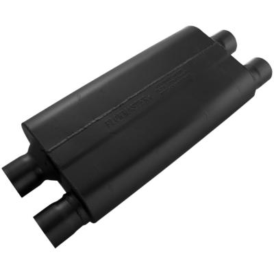 80 Series Chambered Muffler 80 Series Crossflow 2.50 Dual In 2.50 Dual Out Aggressive Sound Flowmaster