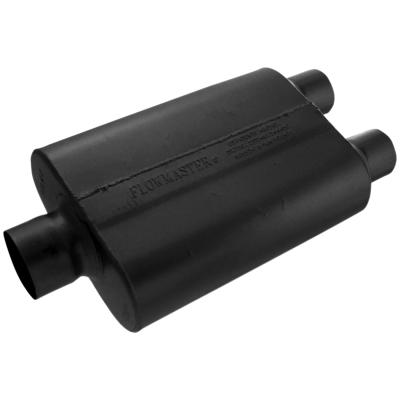 40 Series Chambered Muffler 40 Series 3.00 Center In 2.50 Dual Out Aggressive Sound Flowmaster
