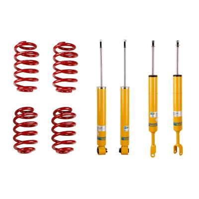 Suspension Kit Audi A4 2003-2002 Monotube Front Lowered Height 45-50mm, up to 1140kg Axle Load Rear Lowered Height 35-40mm, up to 1035kg Axle Load To Chassis # 8E-2-400 000 B12 (Pro-Kit) Bilstein