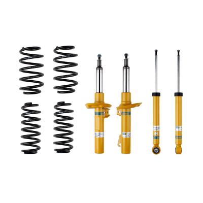 Suspension Kit Volkswagen Jetta 2018-2005 Monotube Front Lowered Height 30mm, up to 1080kg Axle Load Rear Lowered Height 30mm, up to 1010kg Axle Load With 55mm Outside Strut Diameter B12 (Pro-Kit) Bilstein